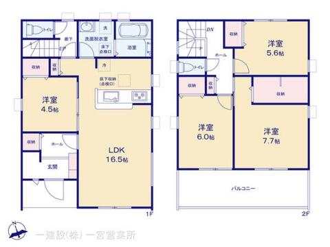 リーブルガーデン一宮市北今 間取り1
