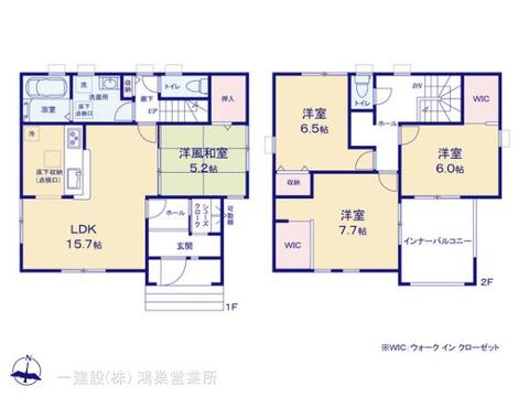 リーブルガーデン北本市石戸 間取り1