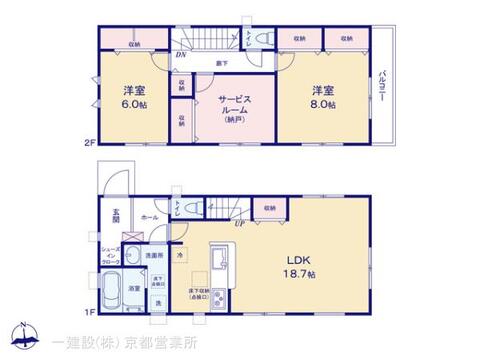 リーブルガーデン伏見区深草願成町３期 間取り1