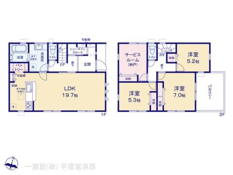 リーブルガーデン藤沢市菖蒲沢第３ 間取り1