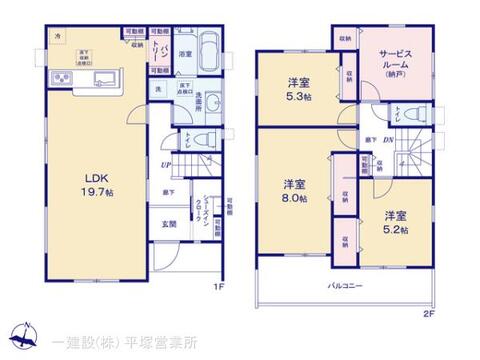 リーブルガーデン藤沢市菖蒲沢第３ 間取り5