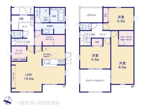 リーブルガーデン赤穂市南野中6期 間取り3