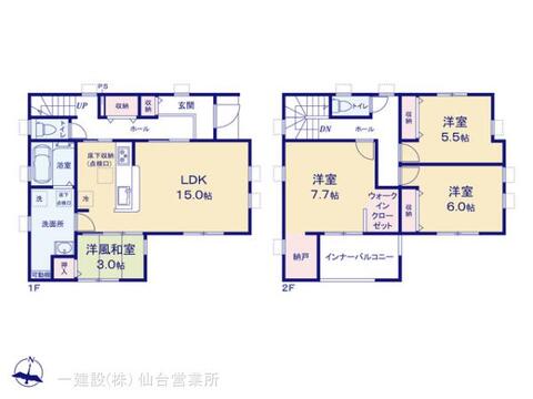 リーブルガーデン船岡土手内２丁目 間取り1