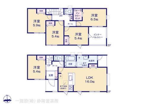 リーブルガーデン島田市金谷根岸町 間取り1