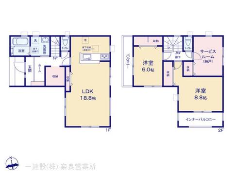 リーブルガーデン橿原中曽司町10期 間取り1