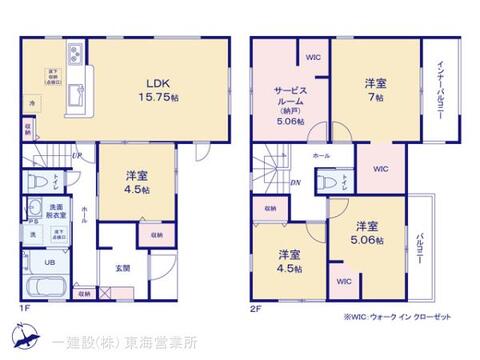 リーブルガーデン半田市宮本町第2 間取り7