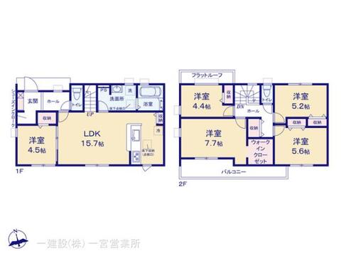 リーブルガーデン各務原市上中屋町 間取り1