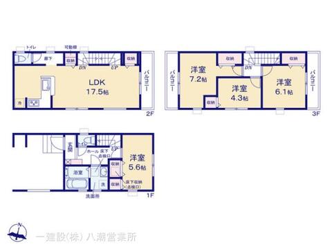 リーブルガーデン三郷市戸ケ崎２５期 間取り1