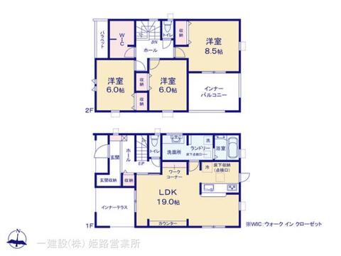 リーブルガーデン赤穂市片浜町3期 間取り1