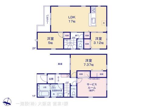 リーブルガーデン平野区平野市町 間取り9