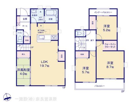 リーブルガーデン羽曳野野々上5丁目2期 間取り1