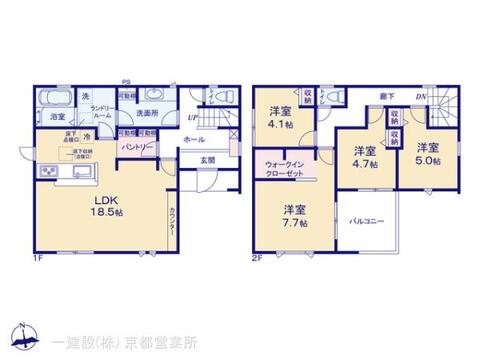 リーブルガーデン南丹市園部町美園町２期 間取り1
