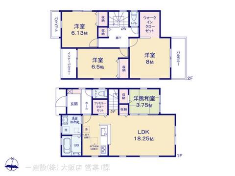 リーブルガーデン豊中市庄本町 間取り1