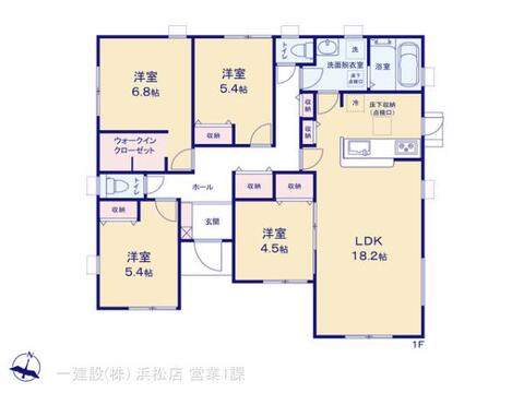 リーブルガーデン袋井太田６期 間取り1