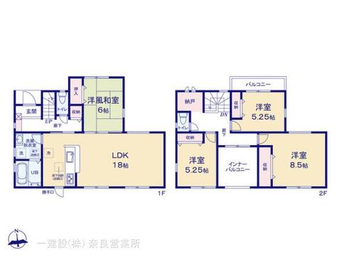 リーブルガーデン奈良西大寺新池町２期 間取り1