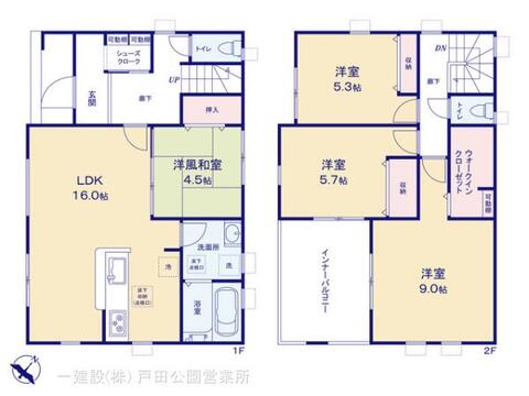 リーブルガーデン伊奈町中央 間取り3