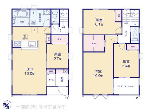 リーブルガーデン蟹江町富吉駅北 間取り1