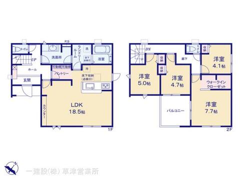 リーブルガーデン彦根市大薮町１２期 間取り1