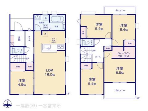 リーブルガーデン各務原市那加前野町一丁目 間取り5