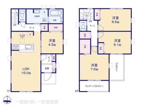 リーブルガーデン各務原市那加前野町一丁目 間取り7