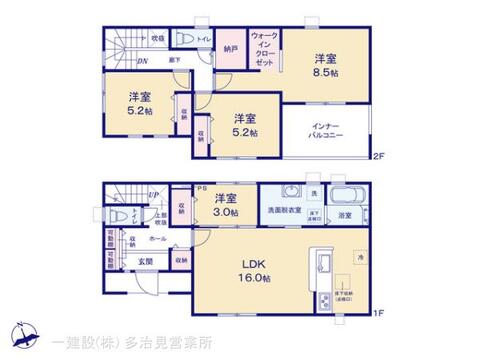 リーブルガーデン瀬戸市五位塚町 間取り1