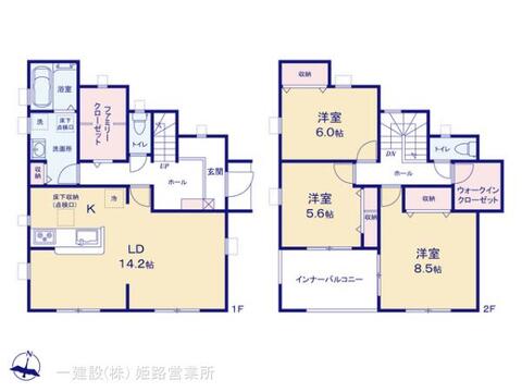 リーブルガーデン姫路市青山7期 間取り1