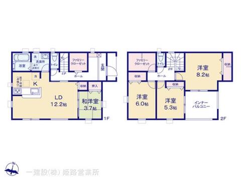 リーブルガーデン姫路市青山7期 間取り3