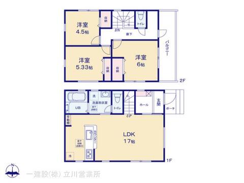 リーブルガーデン小平学園西町第２期 間取り1