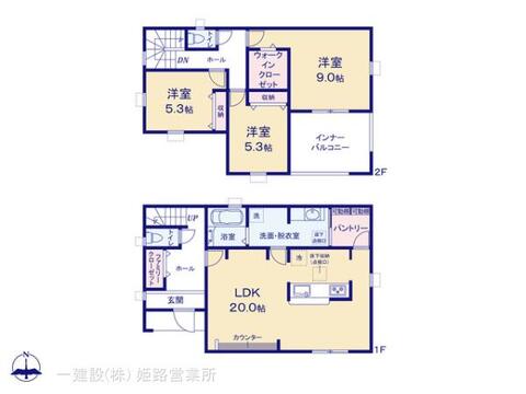 リーブルガーデン姫路市勝原区山戸4期 間取り5