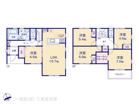 リーブルガーデン富士宮市小泉２期 間取り1