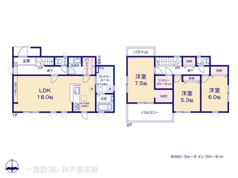 リーブルガーデン綾部市井倉町日渡り 間取り1