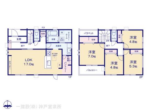 リーブルガーデン綾部市井倉町日渡り 間取り3