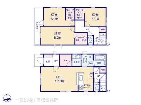 リーブルガーデン枚方市楠葉美咲 間取り1