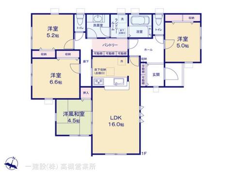 リーブルガーデン川西市向陽台４期 間取り1
