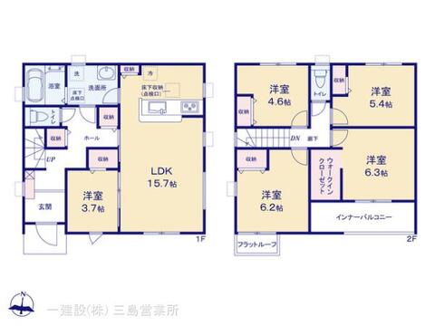 リーブルガーデン富士市中之郷 間取り3