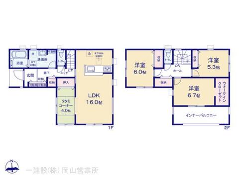 リーブルガーデン津山市山北第２ 間取り5