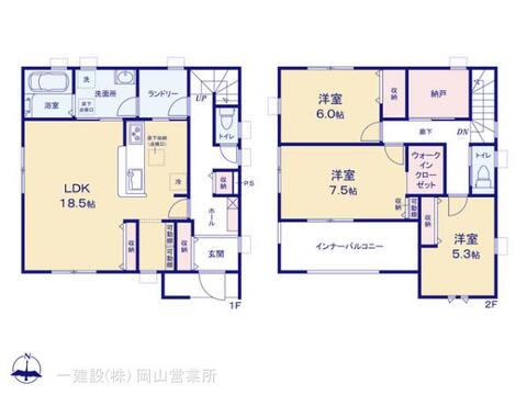 リーブルガーデン北区花尻みどり町第２ 間取り1