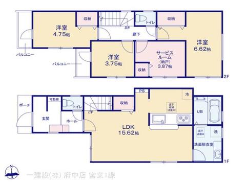リーブルガーデン府中市若松町第１１ 間取り5
