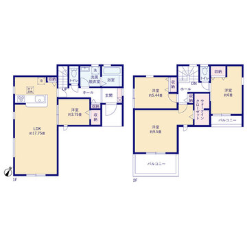 リーブルガーデン四日市市大矢知町第3 間取り1