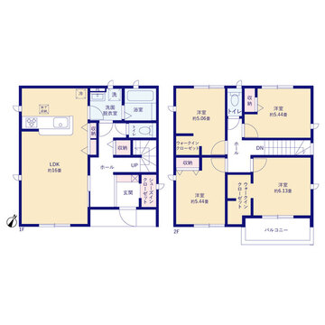 リーブルガーデン四日市市大矢知町第3 間取り3