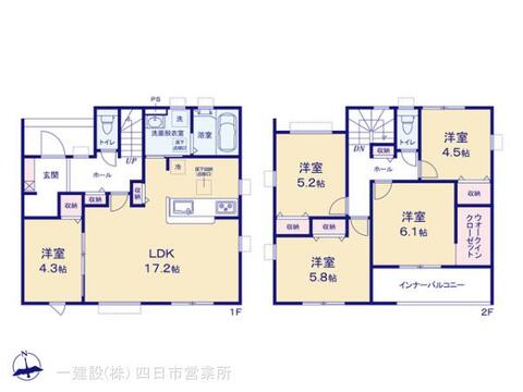 リーブルガーデン鈴鹿市北玉垣町第5 間取り1