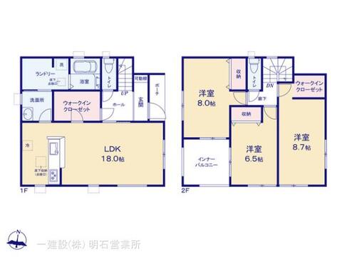 リーブルガーデン南あわじ市広田中筋 間取り1