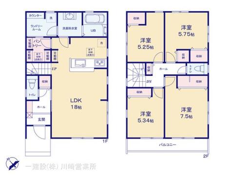 リーブルガーデン瀬谷区東野台 間取り1