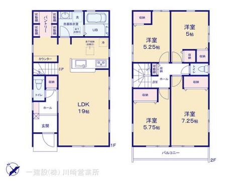 リーブルガーデン瀬谷区東野台 間取り3