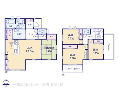 リーブルガーデン富谷日吉台１丁目Ⅲ 間取り1