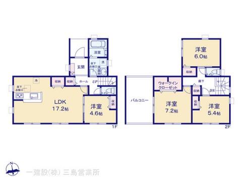 リーブルガーデン富士市中野２期 間取り1