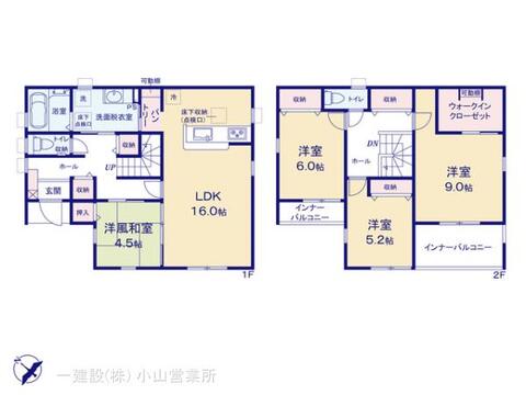リーブルガーデン第１佐野犬伏下町 間取り1