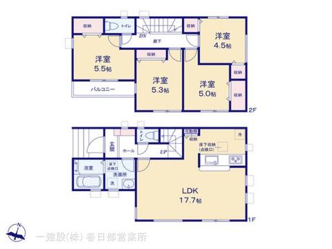 リーブルガーデン草加市金明町 間取り1