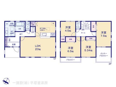 リーブルガーデン瀬谷区下瀬谷３丁目 間取り1