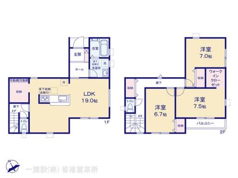リーブルガーデン福津市花見の里第五 間取り3